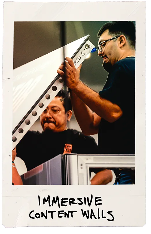 Immersive Content Walls